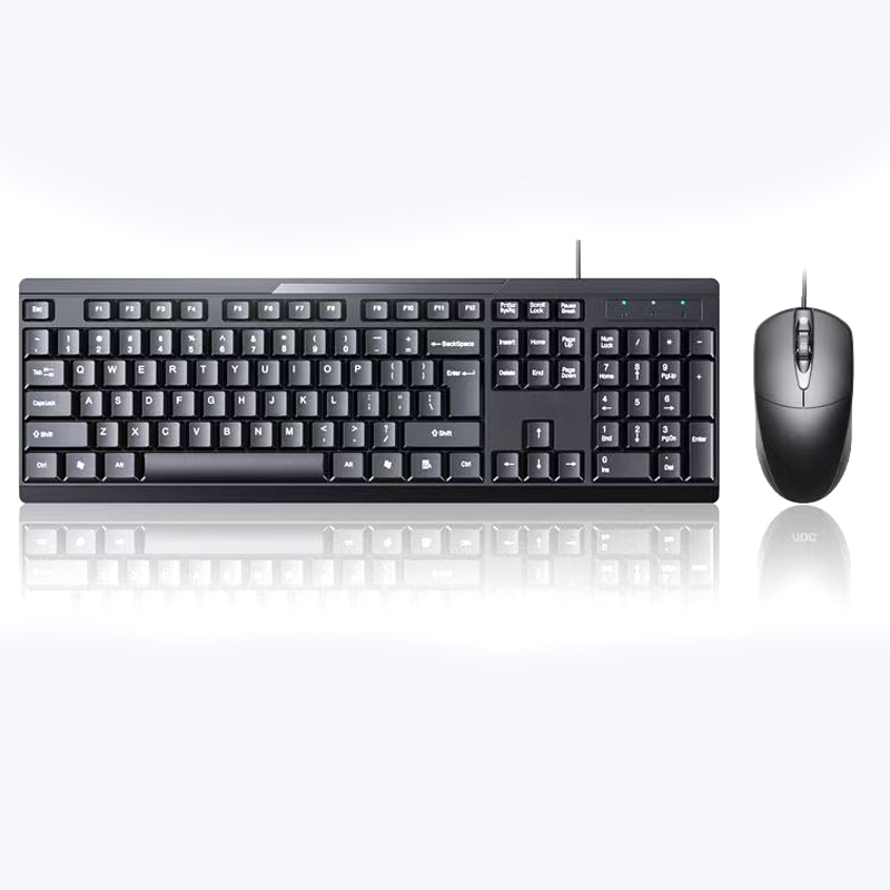 Clavier et souris filaires de bureau